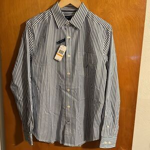 Nautica Dress Shirt Mens Small Stretch